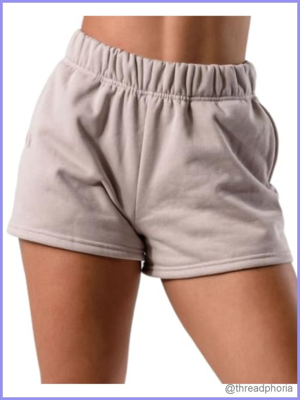 CozyTec Soft Fleece Sweat Shorts High Rise Lounge Athletic